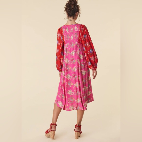 Spell Solstice Boho Midi Dress Size Small - Picture 6 of 7